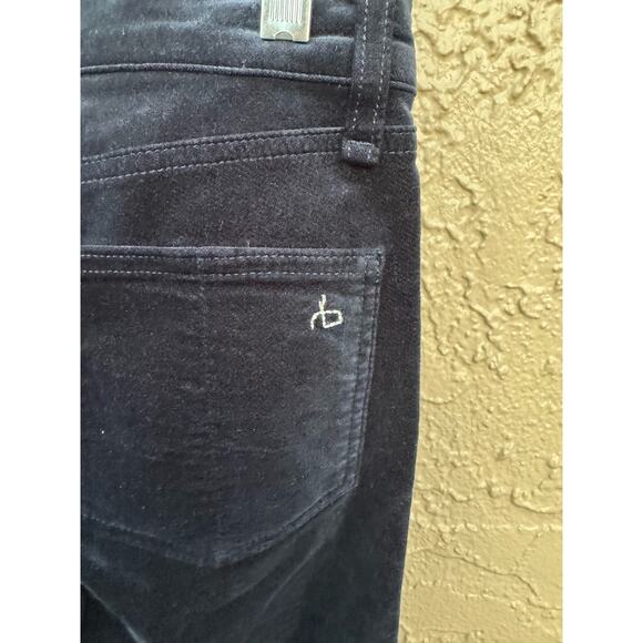 Rag & Bone Velvet Skinny Jeans, Ankle Zip, Skinny Midrise - Picture 5 of 12